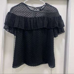 Black JCrew Top